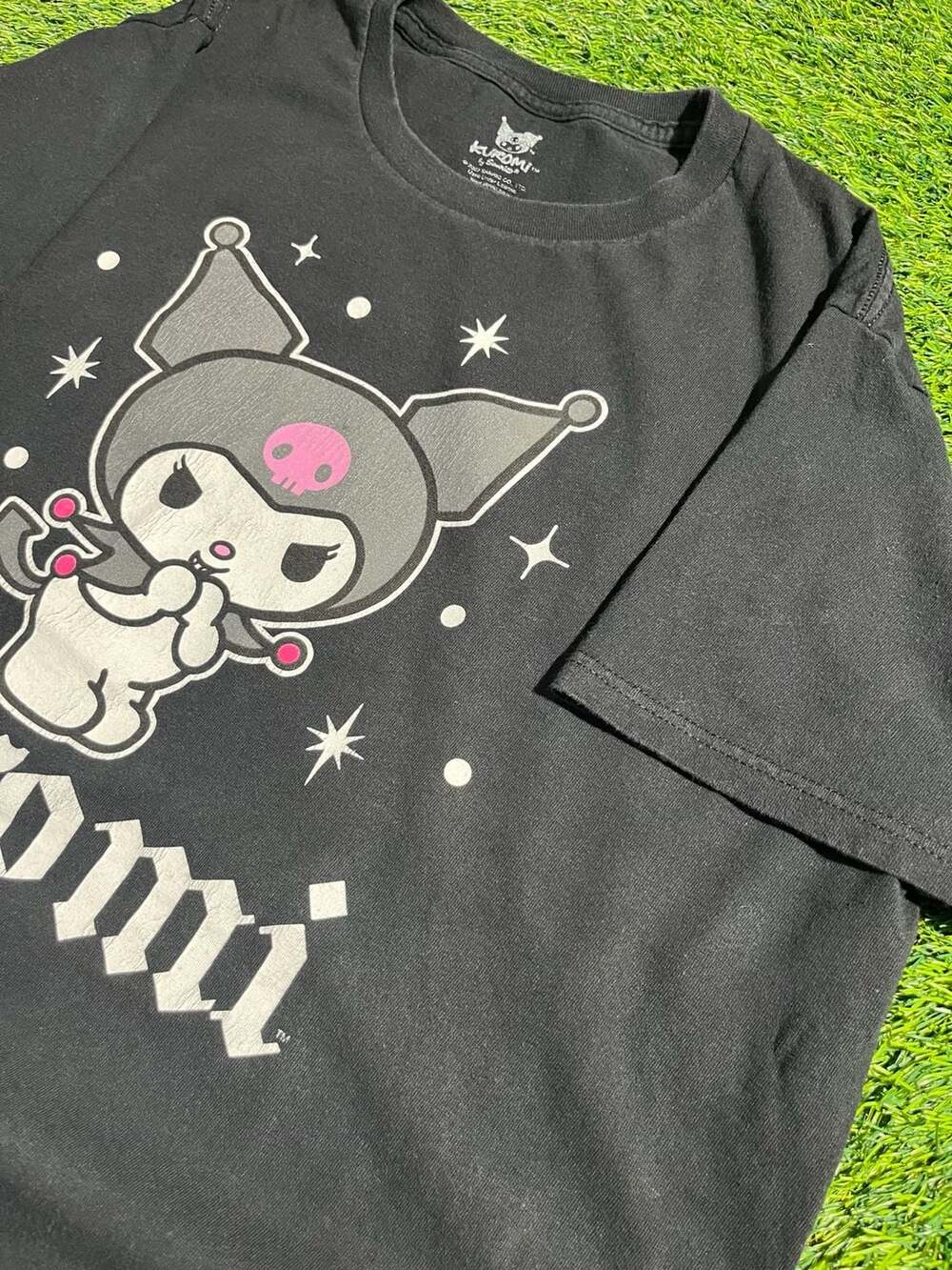 Sanrio Kuromi Graphic T-Shirt Size XL Black Cotton